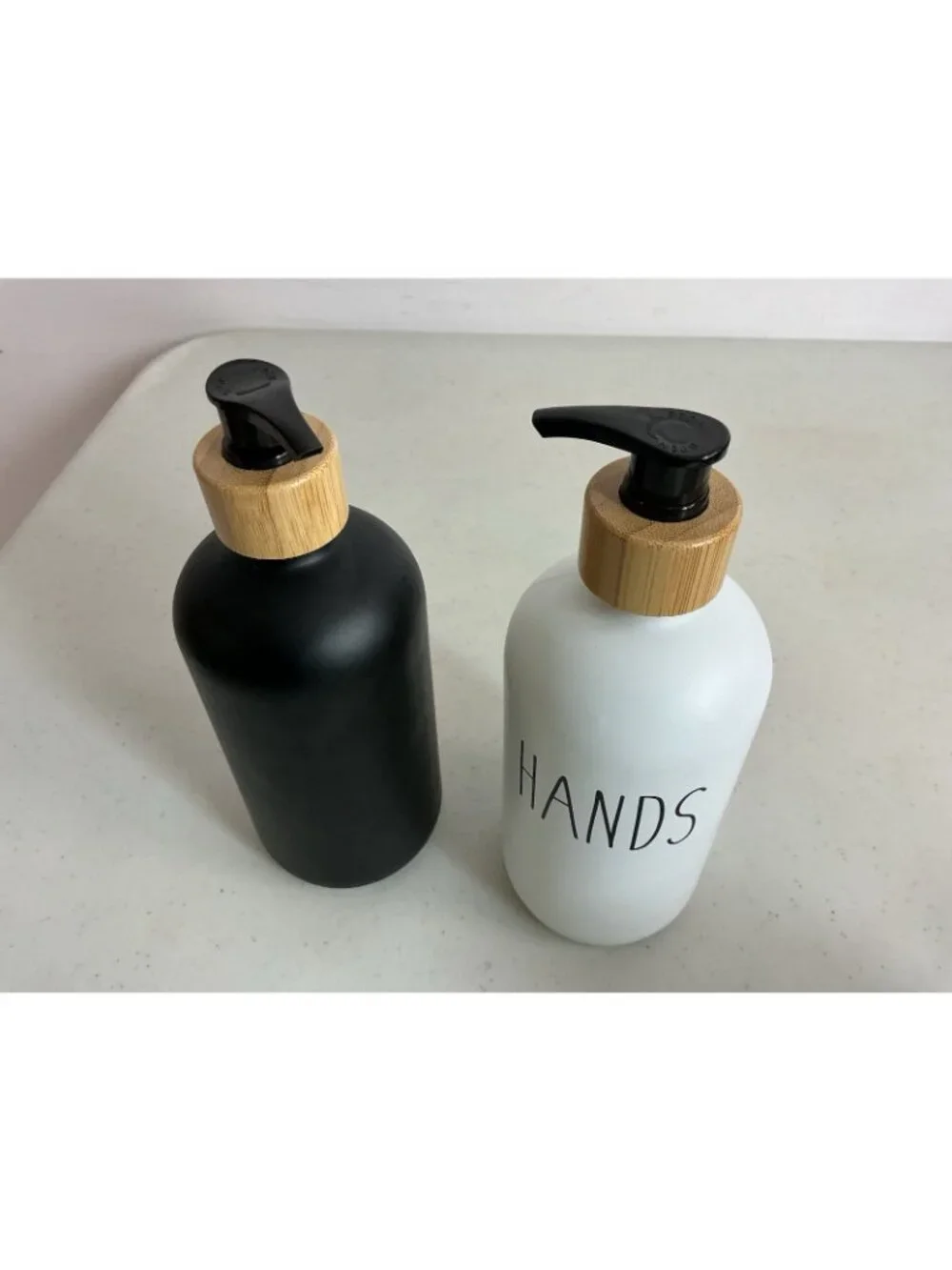 Soap Dispenser Set of Two Bottles New